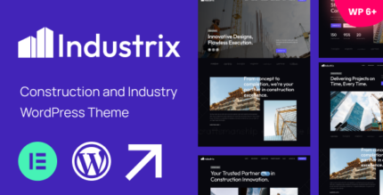 Industrix - Construction and Industry WordPress Theme