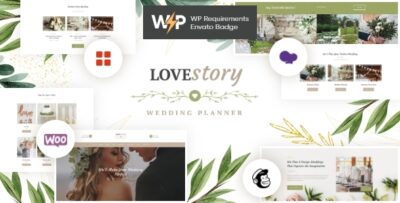 Love Story A Beautiful Wedding and Event Planner WordPress Theme