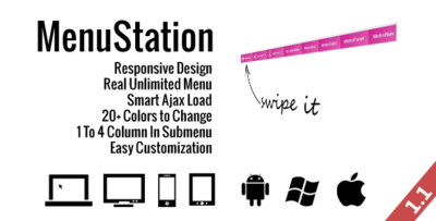 MenuStation - Real Unlimited Responsive Menu