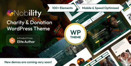 Nobility - Charity Nonprofit Multipurpose WordPress Theme