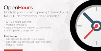 OpenHours - Highlight your Opening Closing Hours