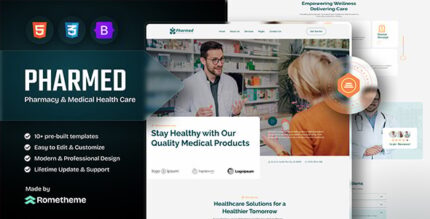 Pharmed - Pharmacy & Medical Health Care HTML Template