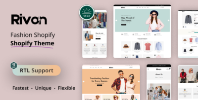 Rivon - Fashion Store Shopify Theme OS 2.0