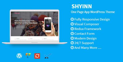 Shyinn - One Page App WordPress Theme