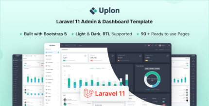 Uplon - Laravel 11 Admin & Dashboard Template