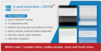 jQuery Searchable 3 Level Accordion