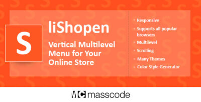 liShopen - Vertical Multilevel Menu for Your Online Store