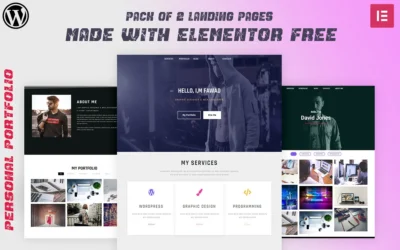 Clexpack - Personal Portfolio Landing Pages Elementor Kit