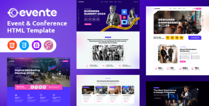 Evente - Event & Conference HTML Template