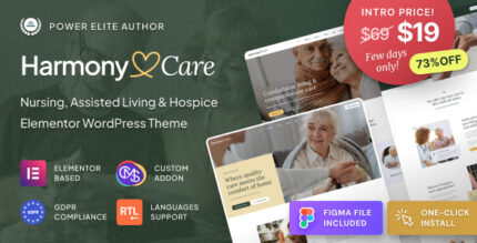 Harmony Care - Private Nursing Home & Senior Care WordPress Theme