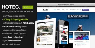 Hotec - Responsive Hotel, Spa And Resort WP Theme