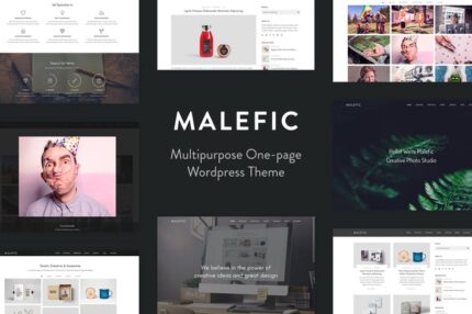 Malefic One Page Responsive WordPress Theme