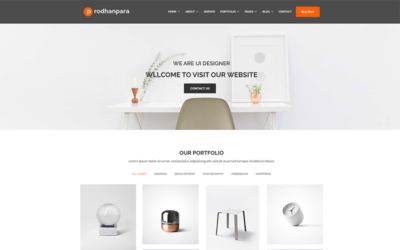 Prodhanpara - Personal portfolio WordPress Theme