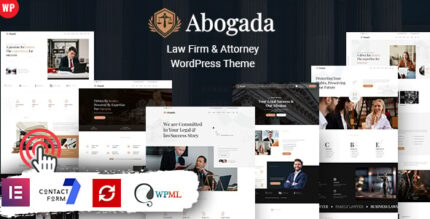 Abogada - Law Firm & Attorney WordPress Theme