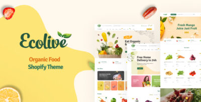 Ap Ecolive - Organic & Food Shopify Theme