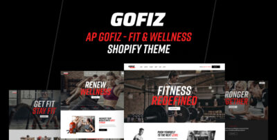 Ap GoFiz - Fit & Wellness Shopify Theme