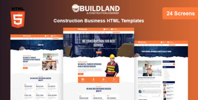 Buildland - Construction Business HTML Templates