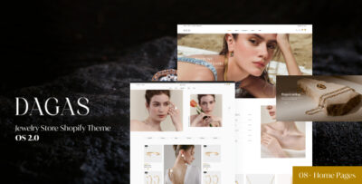 Dagas – Jewelry Store Shopify Theme OS 2.0