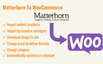 Fat Matterhorn import product to WooCommerce