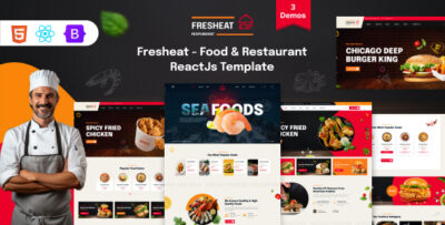 Fresheat - Food & Restaurant ReactJS Template