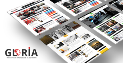 Gloria - Magazine and Newspaper WordPress Theme