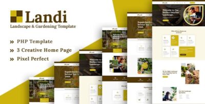 Landi - Landscape Gardening PHP Template