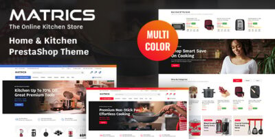 Matrics - Home and Kitchen Store Prestashop Theme