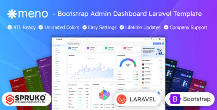 Meno - Bootstrap Admin Dashboard Laravel Template