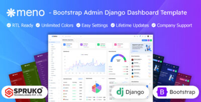 Meno - Bootstrap Admin Django Dashboard Template