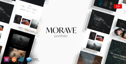 Morave - Portfolio Elementor WordPress Theme