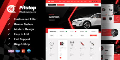 Pitstop - Auto Parts WooCommerce Theme