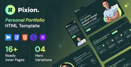 Pixion - Personal Portfolio HTML Template