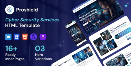 Proshield - Cyber Security Services HTML Template