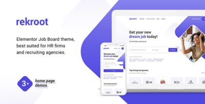 Rekroot - Recruitment Agency Elementor WordPress Theme