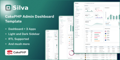 Silva - CakePHP Admin Dashboard Template