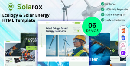 Solarox - Ecology & Solar Energy HTML Template