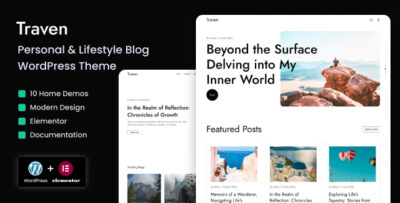Traven - Personal & Lifestyle Blog WordPress Theme