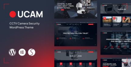 Ucam - CCTV Security Camera WordPress Theme