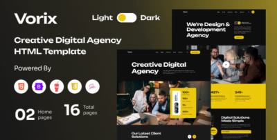 Vorix - Creative Digital Agency HTML Template