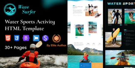 WaveSurfer - Surfing and Water Sports HTML Theme