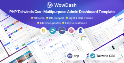 WowDash - PHP Tailwinds Css - Multipurpose Admin Dashboard Template