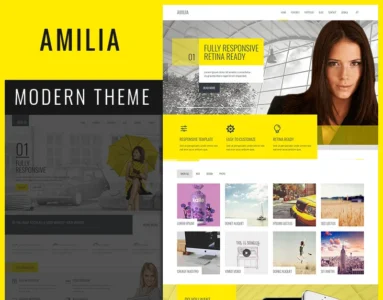 Amilia - Responsive Multi-Purpose Template