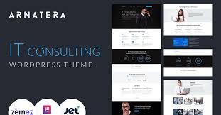 Arnatera - IT Consulting Responsive WordPress Theme