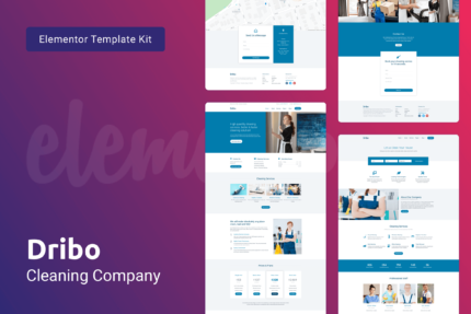 Broom - Elementor Cleaning Company Template Kit