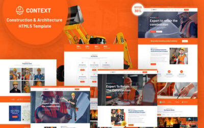 Context - Construction and Architecture HTML Website Template