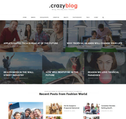 CrazyBlog – Start A Blog or Magazine for Adsense