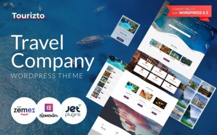 Dream Holidy - Tour and Travel Services Elementor Template