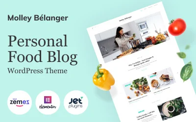 EcoDex - Fresh Food Blog Website For Healthy Lifestyle WordPress Theme