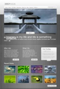 Elegant Themes DeepFocus Photography WordPress Theme