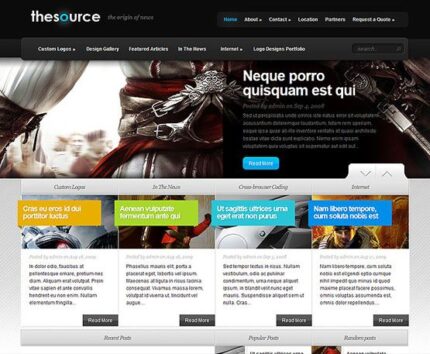 Elegant Themes TheSource WordPress Theme